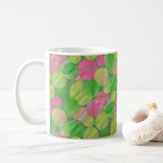 Bold and Colorful Geometric Designed Coffee Mug