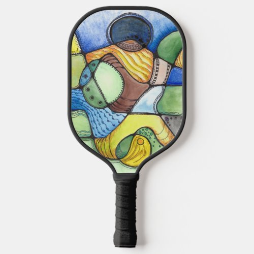 Bold and Colorful Pickleball Paddle 