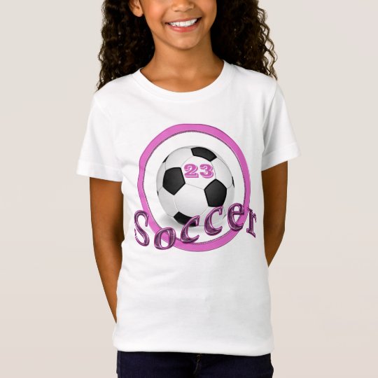 Bold and Cute Soccer T Shirts for Girls | Zazzle.com