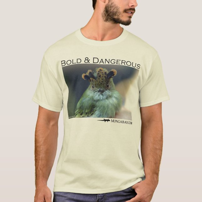 Bold and Dangerous - Pygmy tyrant T-Shirt (Front)