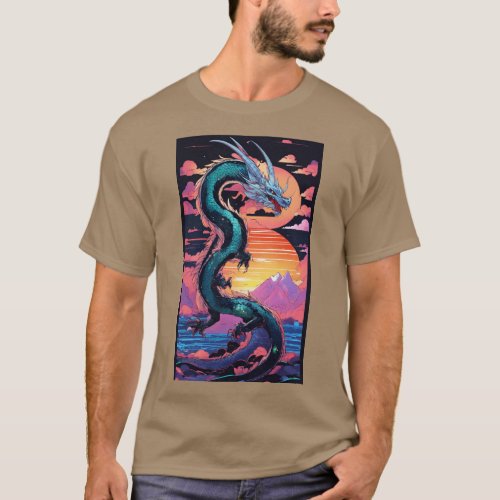 Bold and Majestic Dragon Design T_Shirt T_Shirt