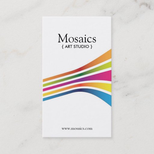 Customizable Bold and Modern Artist Business Cards