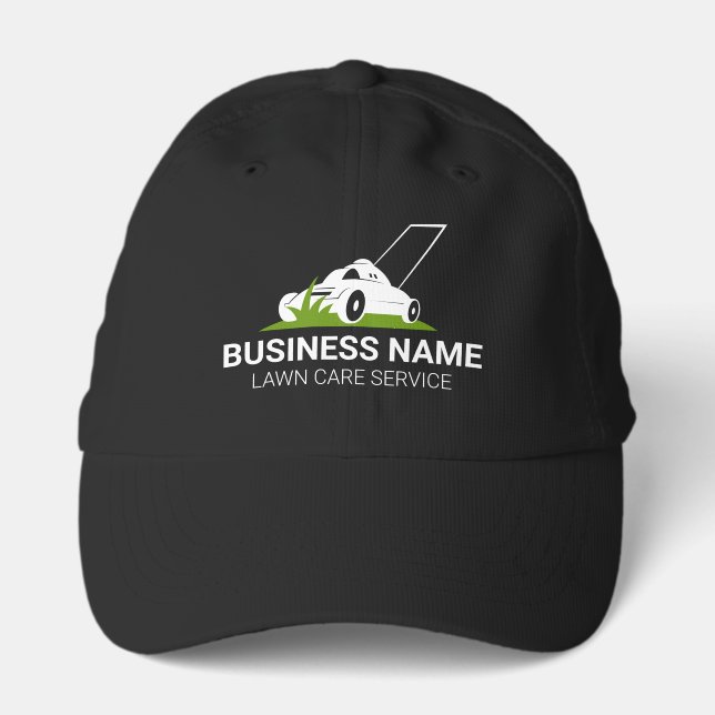 Bold and Professional Lawn Care mowing Performance Cap (Front)