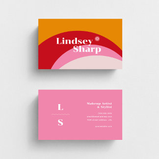 Bold and Retro Business Cards