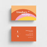 Bold and Retro Business Cards<br><div class="desc">A fun and colorful retro inspired design on a business that's perfect for any type of business.</div>