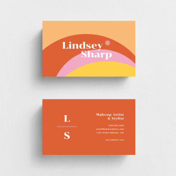 Bold And Retro Business Cards by businessessentials at Zazzle