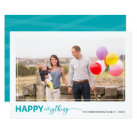 Bold and Script Happy Everything Holiday Photo Card