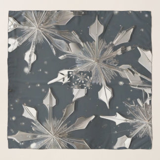 Bold and sparkled snowflake Scarf