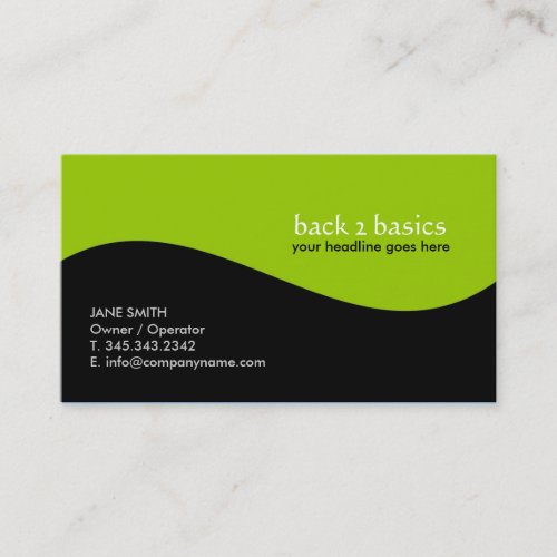Bold and Vibrant Business card