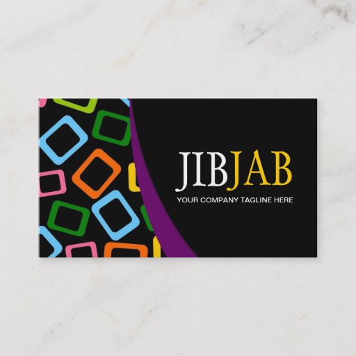 Customizable Bold and Vibrant Business Card