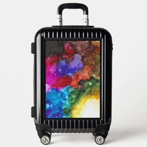 Bold and Vivid Carry On  Luggage
