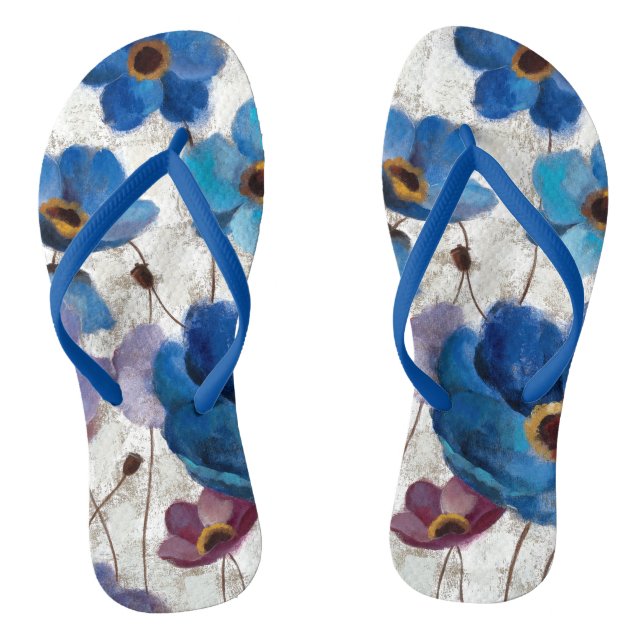 Bold Anemones Flip Flops (Footbed)