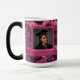 Bold Anemones Pattern Mom Graduation Gift Color Morph Mug