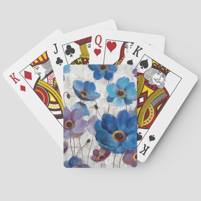 Bold Anemones Poker Cards (Back)