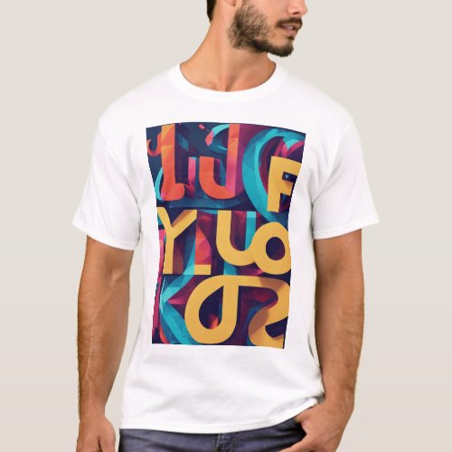  Bold Angular Kilo Typography Printed T_Shirt T_Shirt