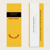 Bold Appointment Dentist (Front & Back)