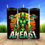 Bold Area 51 Alien Design Thermal Tumbler