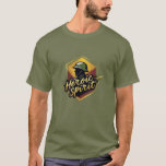 Bold Army Soldier Graphic Tee<br><div class="desc">Show your courage and pride with our “Heroic Spirit” military t-shirt. Featuring a striking soldier helmet graphic and bold lettering,  this tee is perfect for veterans,  patriots,  and anyone who honors bravery. Comfortable fit and durable print – ideal for everyday wear or as a meaningful gift.</div>