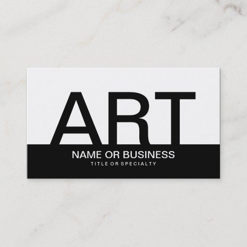 bold ART Business Card