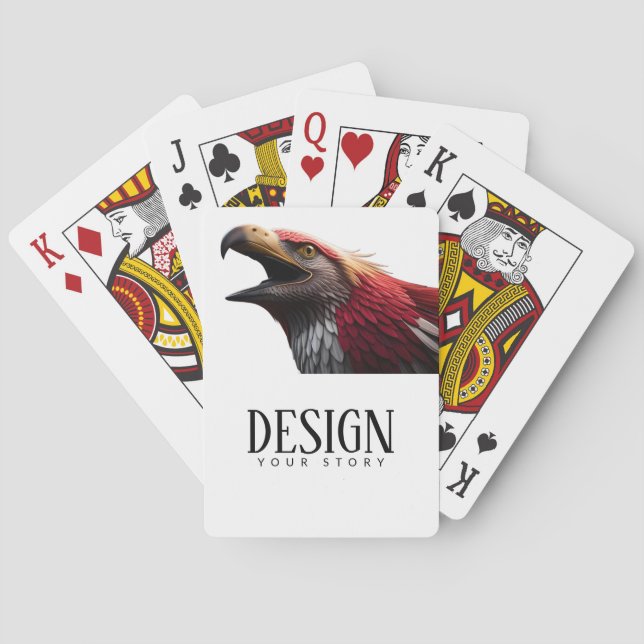  bold artistic touch to your game nights  poker cards (Back)