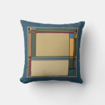 Bold Arts &amp; Crafts For The Bungalow Throw Pillow at Zazzle