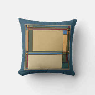 Bold Arts & Crafts for the Bungalow Throw Pillow