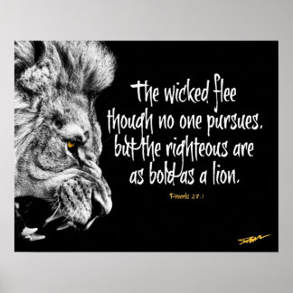 Bold As A Lion Poster