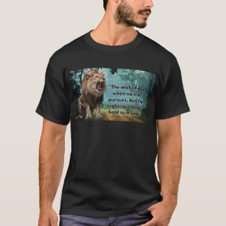"Bold as a Lion" T-Shirt: Wear Your Righteousness T-Shirt