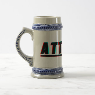 Bold Attitude Glitch Text Mug - Edgy & Stylish
