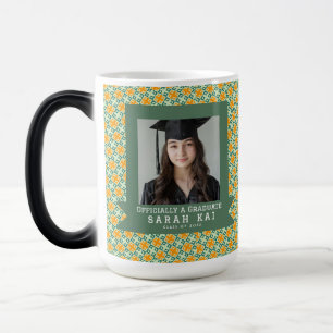 Bold Aztec Pattern Senior Year Grad Color Morph Mug