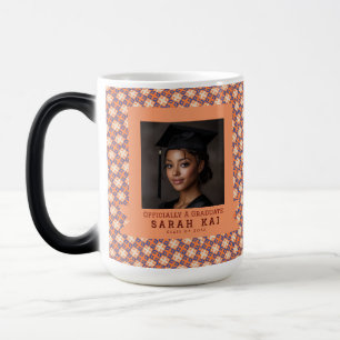 Bold Aztec Print Senior Year Grad Color Morph Mug