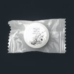 Bold B&W Wildflowers Life Saver® Mints<br><div class="desc">Bold Black & White Wildflowers 

From our ‘Bold Black & White Flowers’ Collection. Visit our shop for more coordinating wedding and event supplies,  decor and favors.</div>