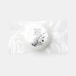 Bold B&W Wildflowers Life Saver® Mints