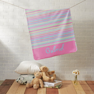 Bold Baby Shower Niece Custom Name Blanket