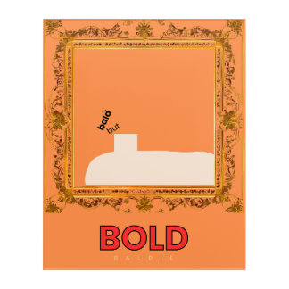 Bold Baldie Acrylic Print