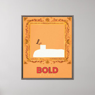 Bold Baldie Canvas Print