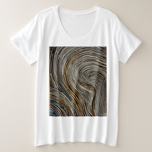 Bold & Beautiful: Women's Patterned Tees (Design Front)