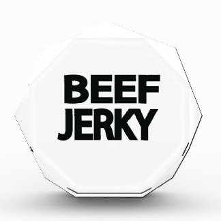 Bold Beef Jerky Typography Acrylic Award