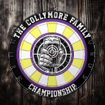Bold Beer Glass Target Art Dart Board<br><div class="desc">Infuse your space with bold character using this circular design featuring a striking black-and-white beer glass held in hand and highlighted by a bold target. Perfect for man caves or hunting lodges, this unique decor piece captures the adventurous spirit of the hunt while adding a rugged, rustic charm to any...</div>
