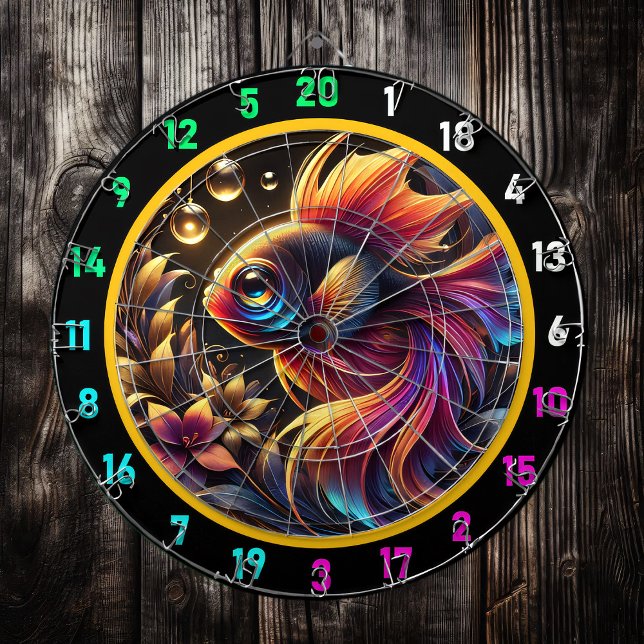 Bold Betta Glow Dartboard Design (Creator Uploaded)
