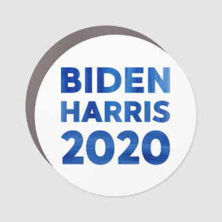 Bold Biden Harris 2020 blue watercolor election Car Magnet