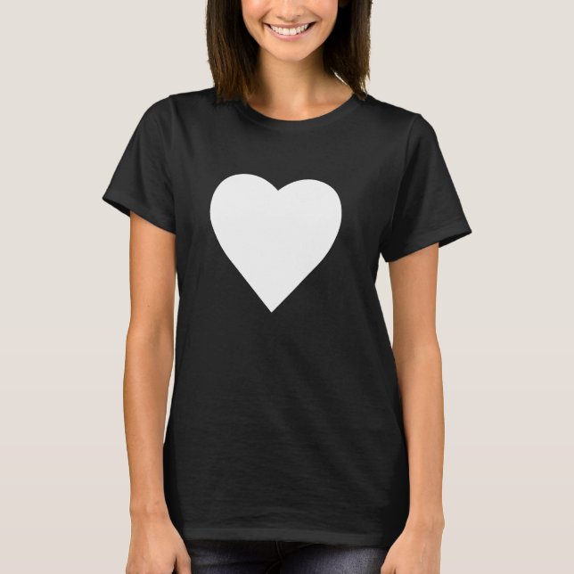 Bold Big Heart Graphic Summer Tee (Front)