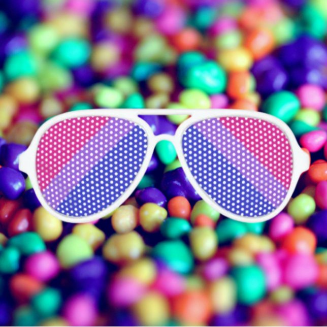 Bold Bisexual Pride Flag Sunglasses (Creator Uploaded)