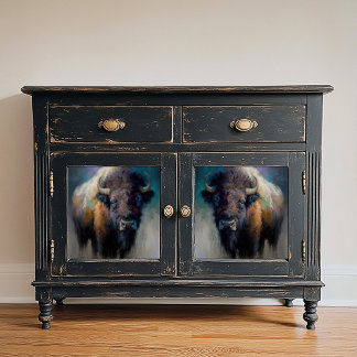 Bold Bison Art Decoupage Paper