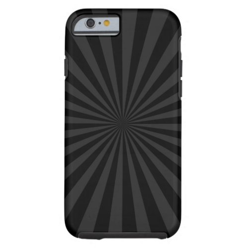 Bold Black and Charcoal Burst Customize This Tough iPhone 6 Case