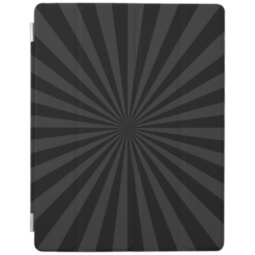 Bold Black and Charcoal Burst Customize This iPad Smart Cover