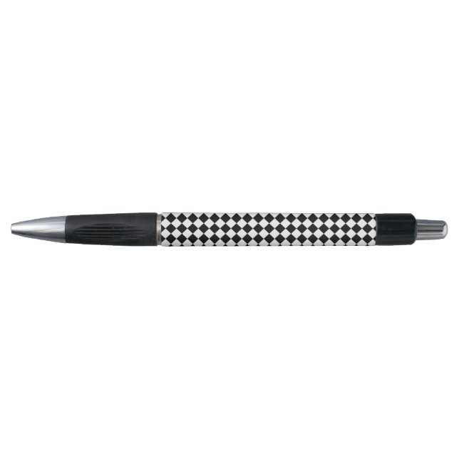 Bold Black and White Chevron Pattern Classic Emmy Pen (Front)