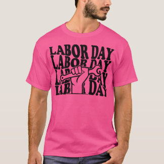 Bold Black and White Labor Day T-Shirt