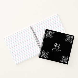 Bold Black and White Vintage Personalized 