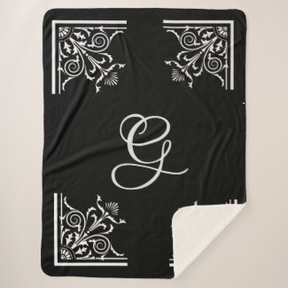 Bold Black and White Vintage Personalized